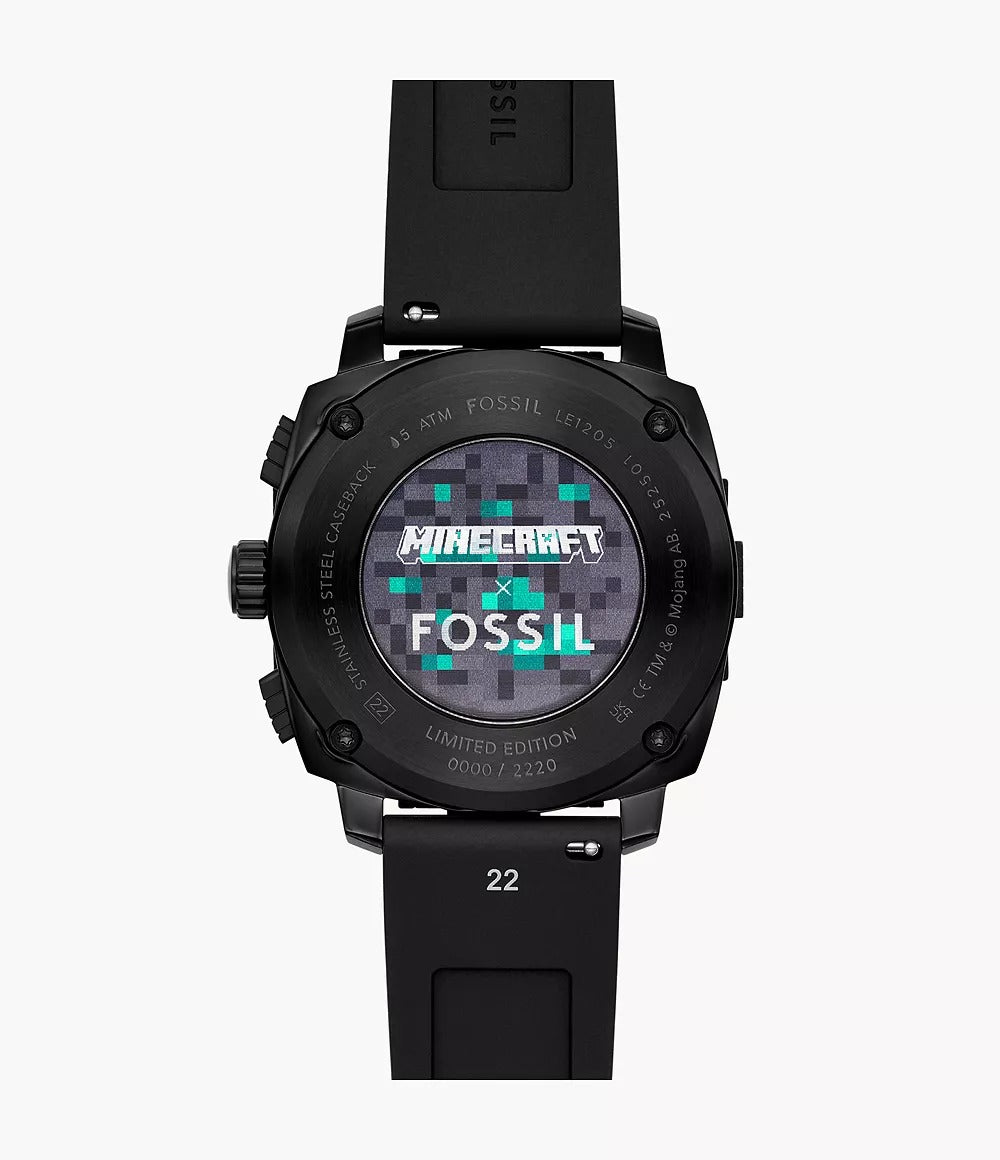 Minecraft x Fossil Limited-Edition Deepslate Chronograph Watch