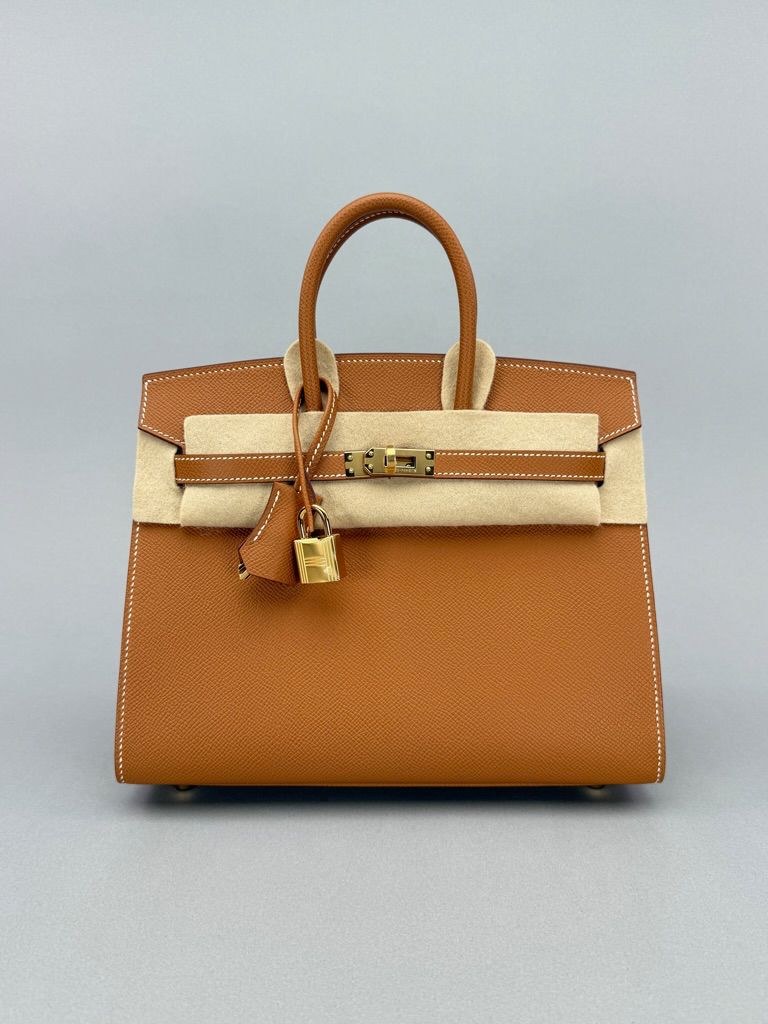 Hermes Birkin 25 Epsom Gold Gold Hardware