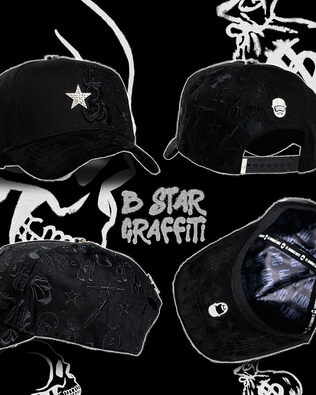 Gorra Barbas Hats "B-Star Graffiti" (PREVENTA)