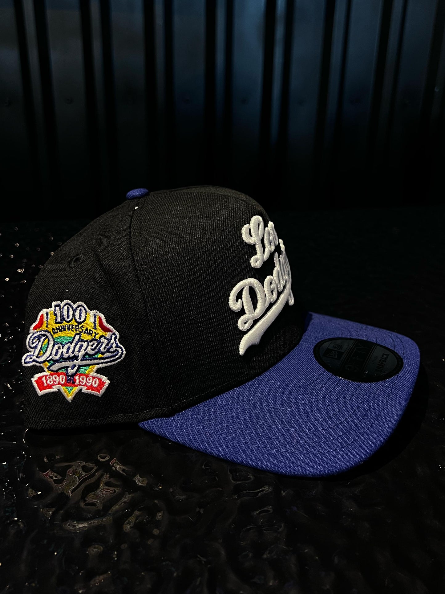 GORRA NEW ERA "LOS DODGERS" 100TH BLACK BLUE SNAPBACK