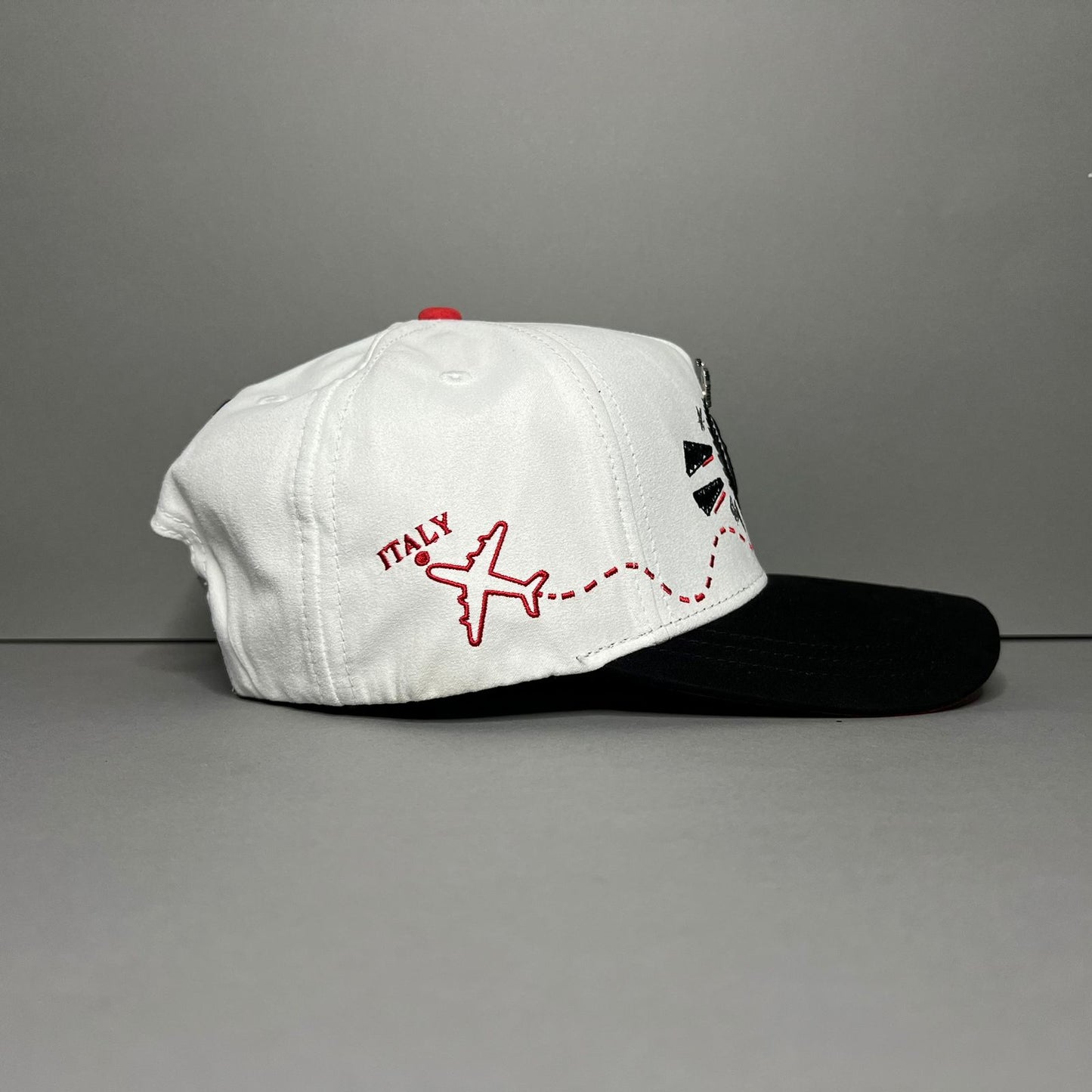 GORRA EL BARBAS "DG" WHITE RED