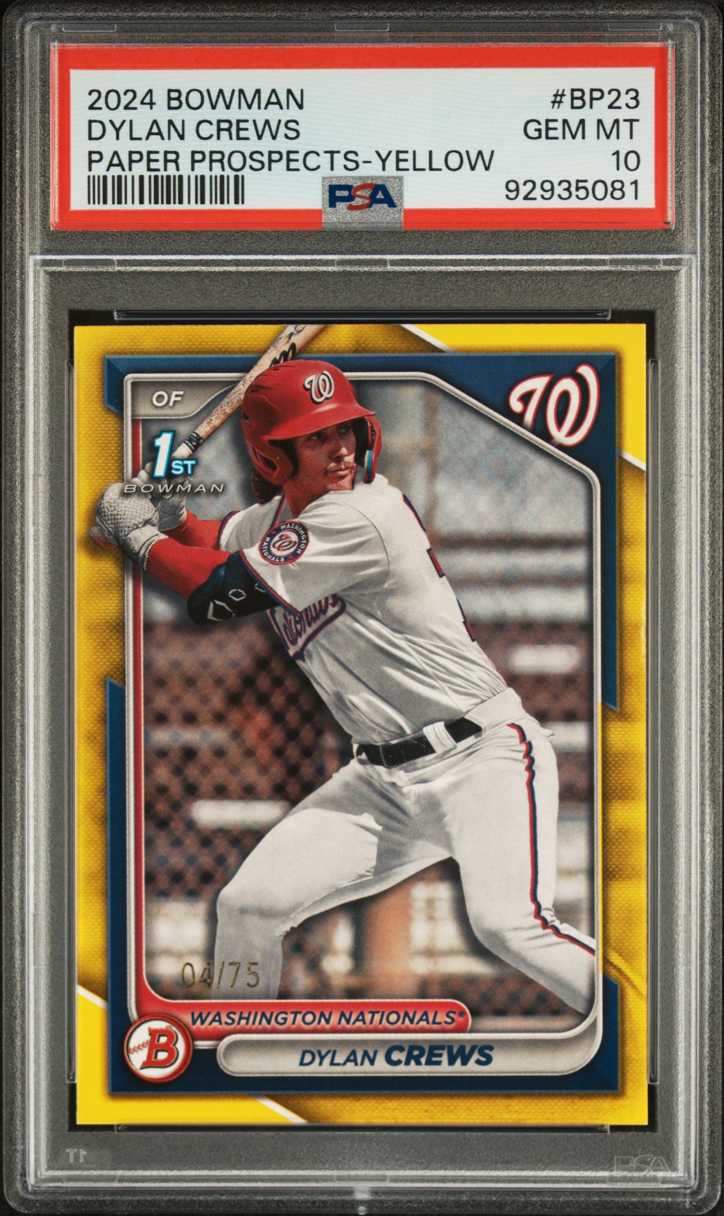 Dylan Crews - PSA 10 Graded Rookie Card