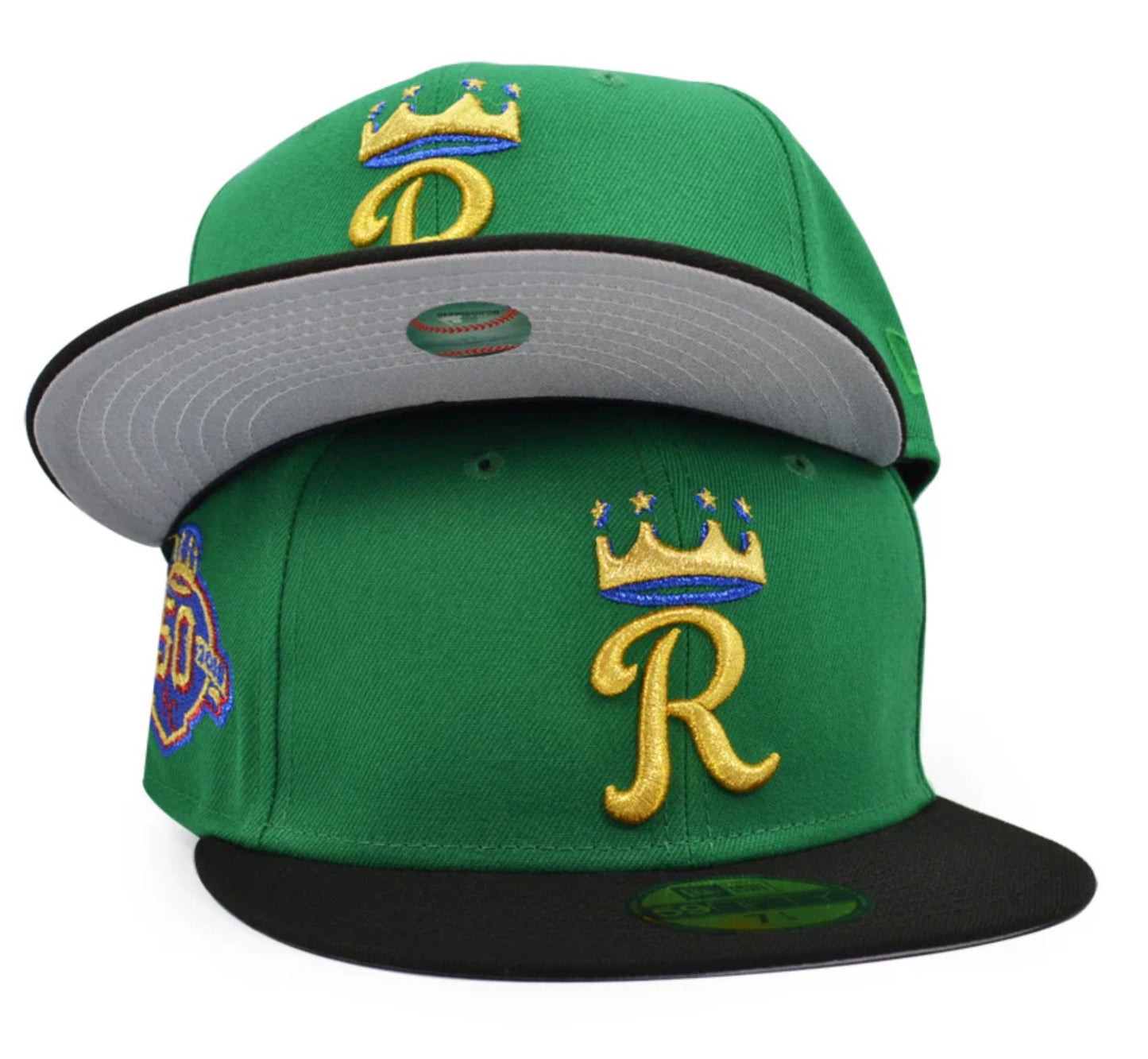 Gorra 5950 Kansas City Royals 50th Anniversary Green/Black