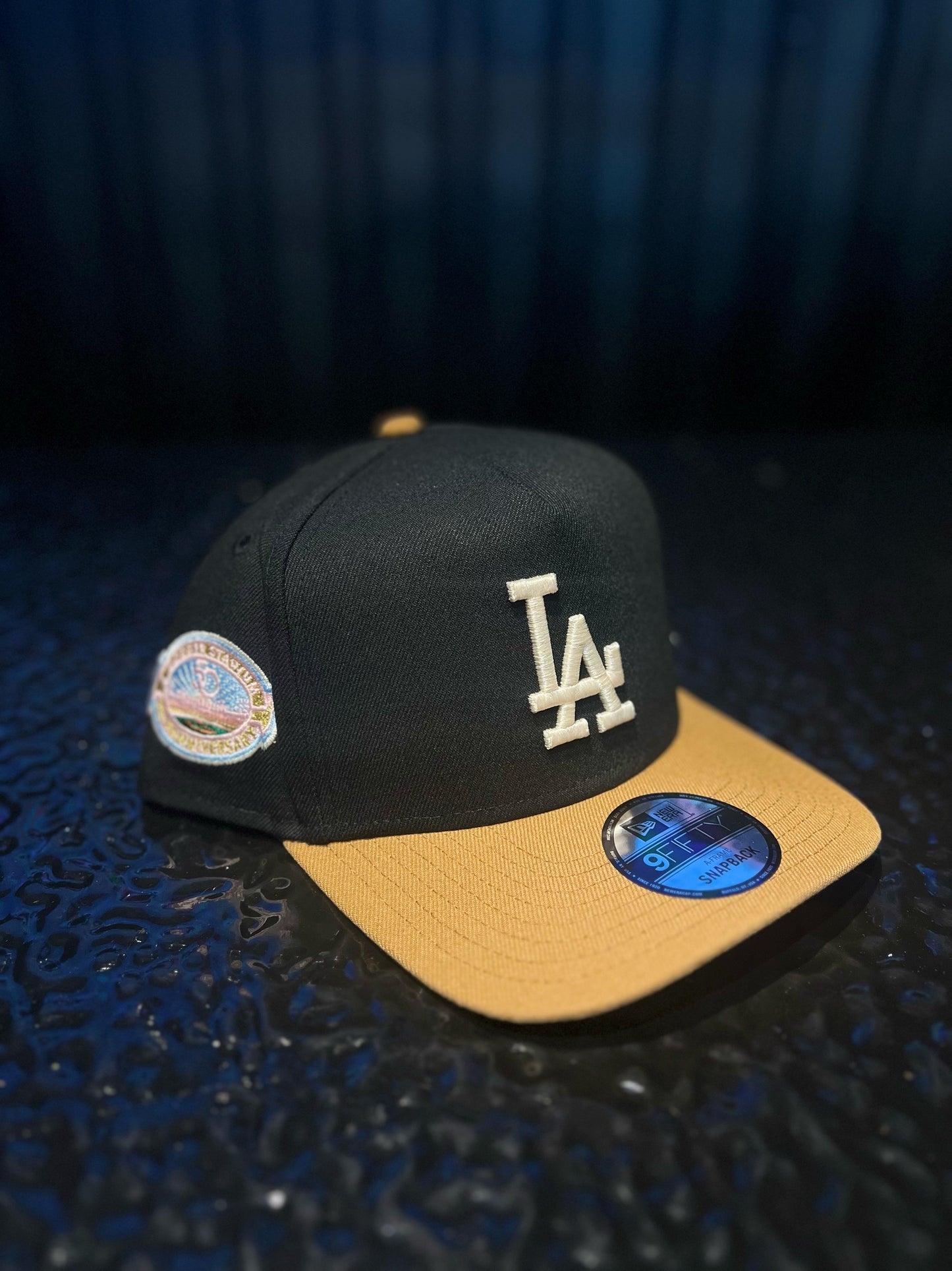 GORRA NEW ERA LA DODGERS 50TH BLACK/KHAKI SNAPBACK