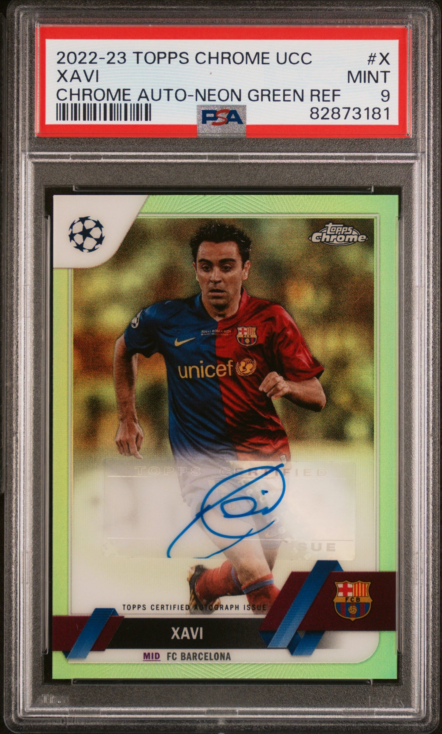 Xavi - PSA Graded Card