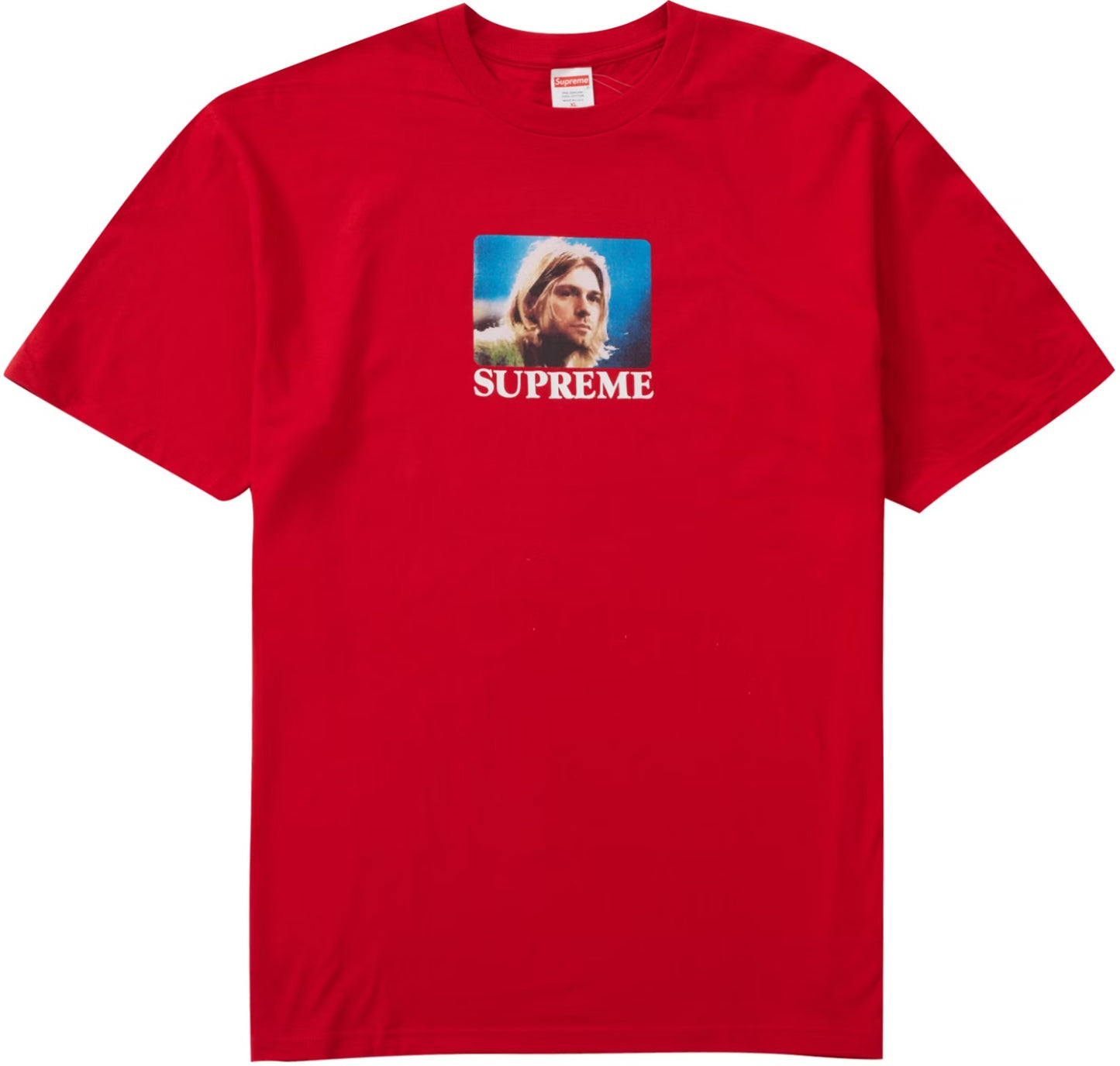 T-shirt Supreme Red "KURT COBAIN"