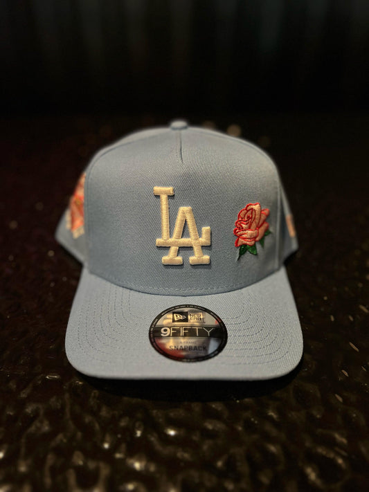 GORRA NEW ERA LA DODGERS ROSE BLUE SNAPBACK