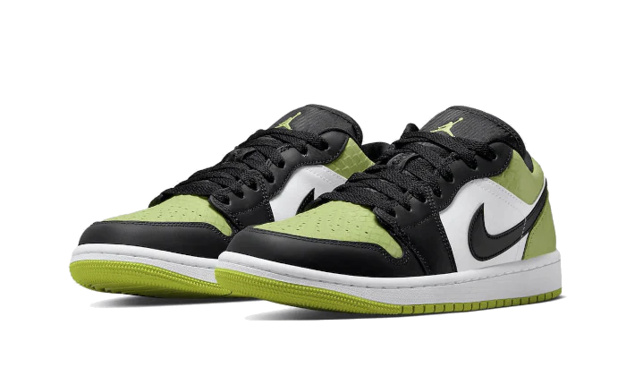 Green snake top skin jordans