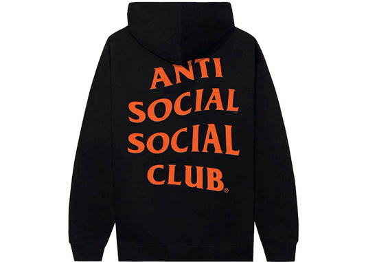Anti Social Social Club Logo Hoodie Black