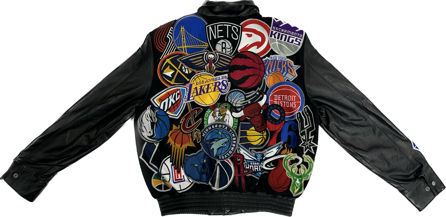 JEFF HAMILTON NBA MEGAPATCH WOOL & LEATHER Black