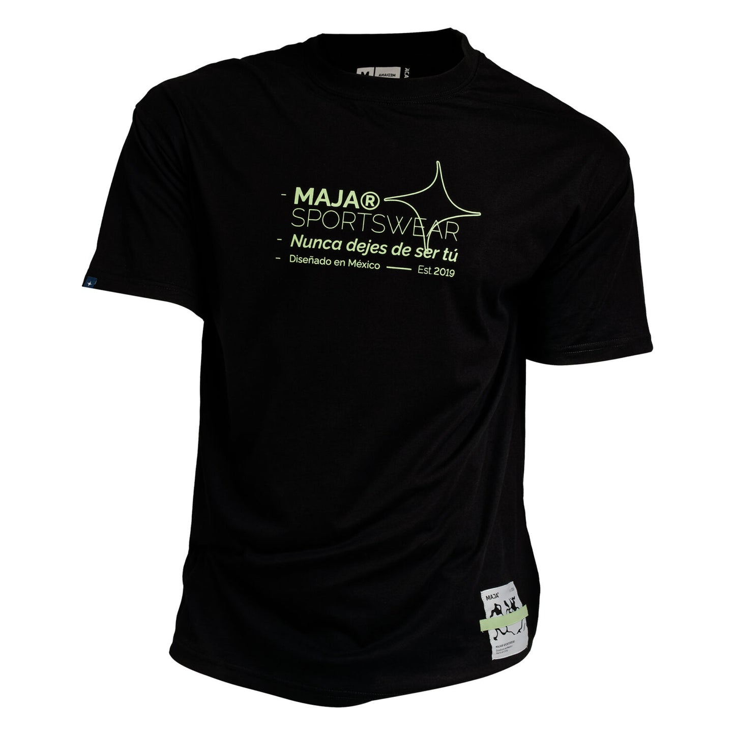 Camiseta Maja Negro Baja - Manga Corta