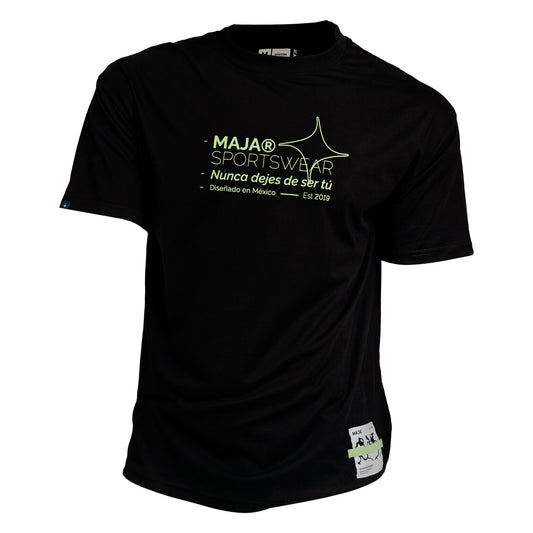 Camiseta Maja Negro Baja - Manga Corta