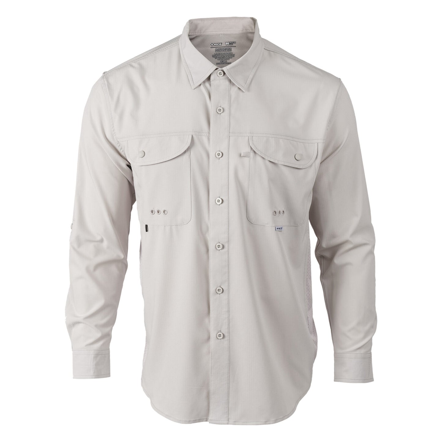 Camisa Maja Outdoor Signature gris claro - Manga Larga