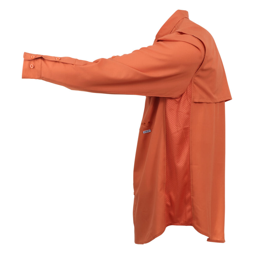 Camisa Maja Outdoor Signature Naranja - Manga Larga