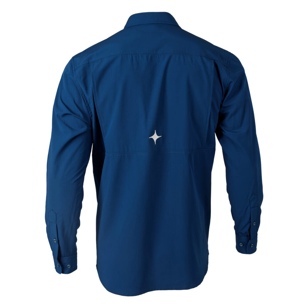 Camisa Maja Pacifica Azul Marino- Manga Larga