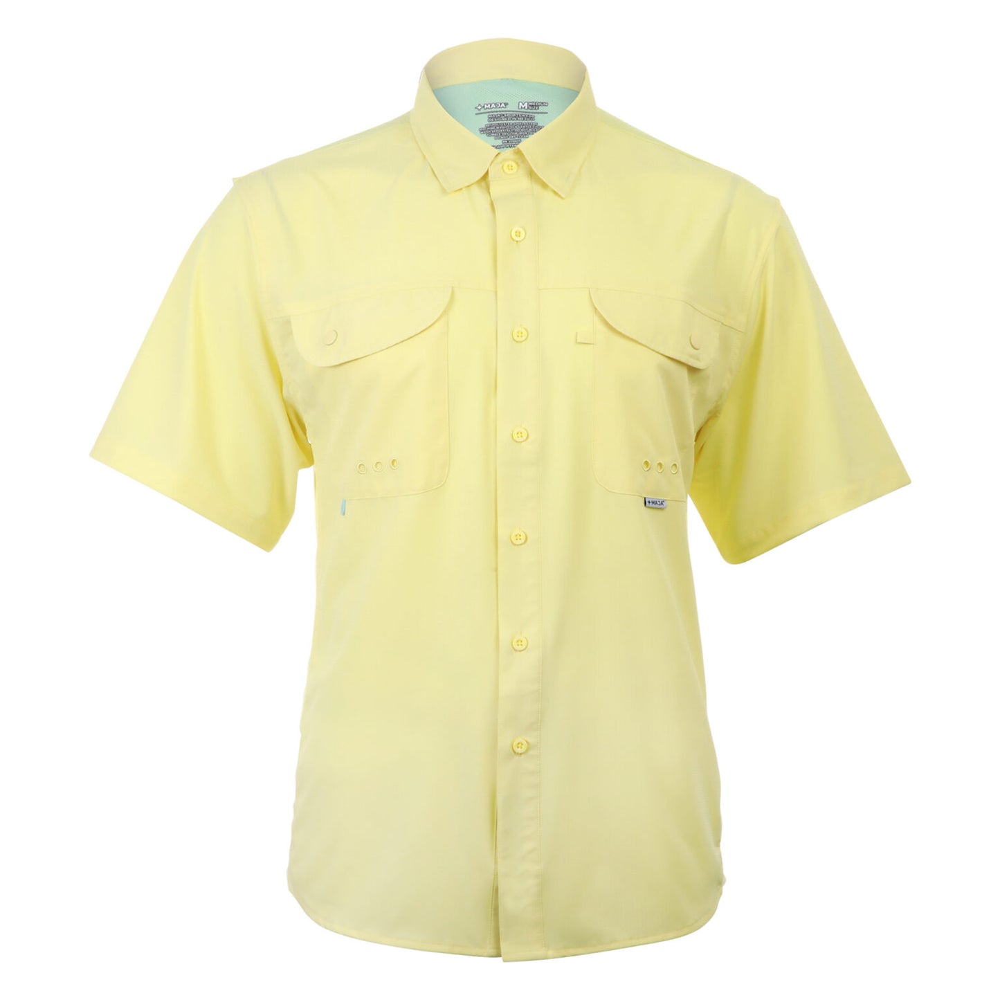 Camisa Maja Outdoor Signature Amarillo - Manga Corta