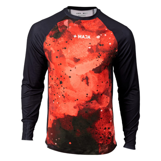 Camiseta Maja Performance Aquadrip Rojo- Manga Larga