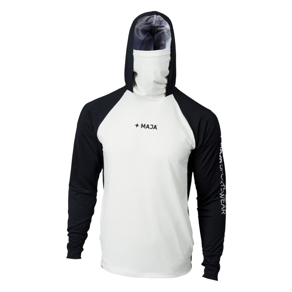 Camiseta Maja Performance Con Mascara Signature Blanca - Manga Larga
