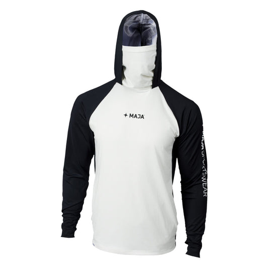 Camiseta Maja Performance Con Mascara Signature Blanca - Manga Larga