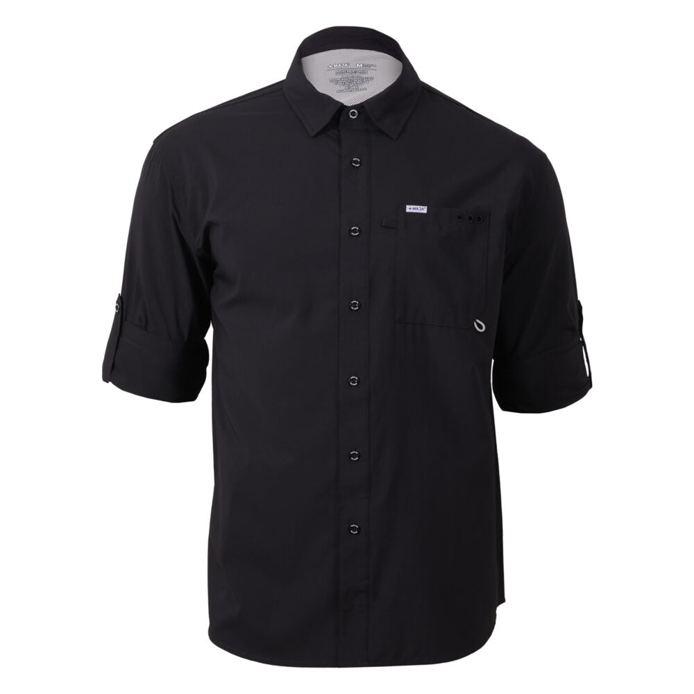 Camisa Maja Paseo Negra - Manga Larga