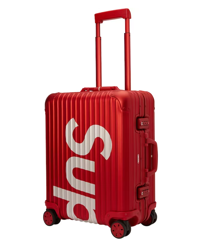 Supreme RIMOWA Topas Multiwheel 45L Red SEMINUEVA