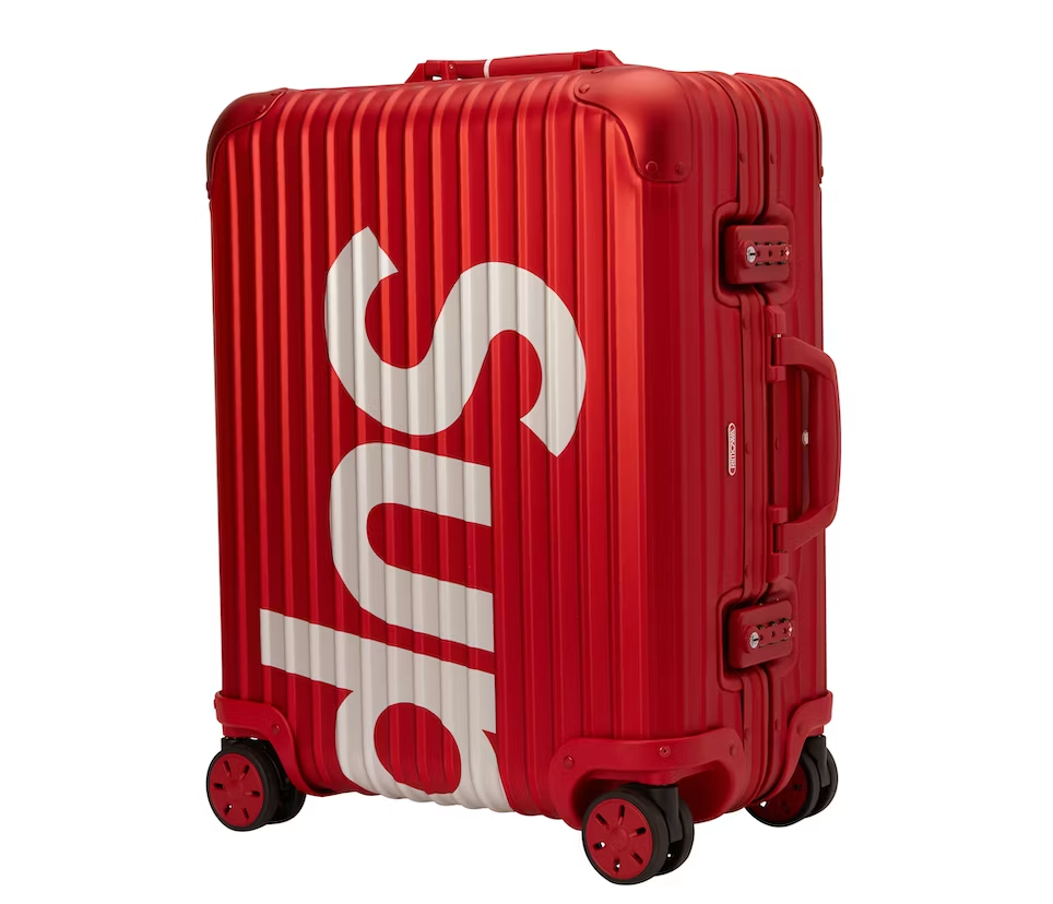 Supreme RIMOWA Topas Multiwheel 45L Red SEMINUEVA