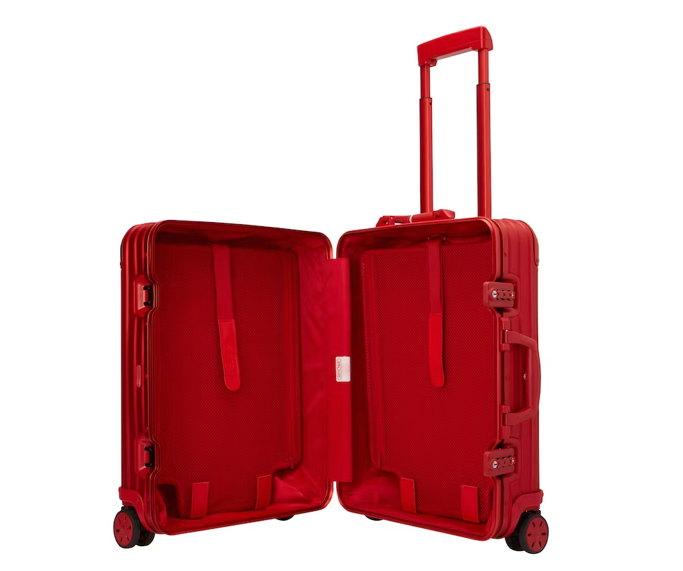Supreme RIMOWA Topas Multiwheel 45L Red SEMINUEVA