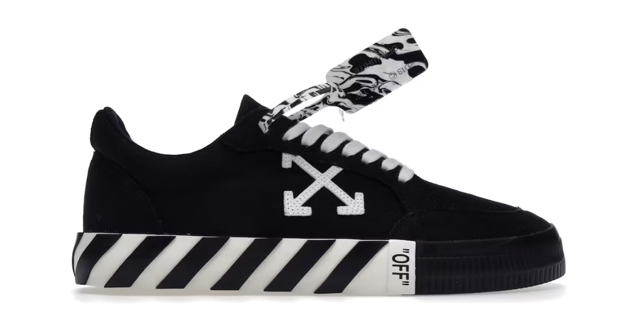 OFF-WHITE Vulc Low Black White Arrow SS21