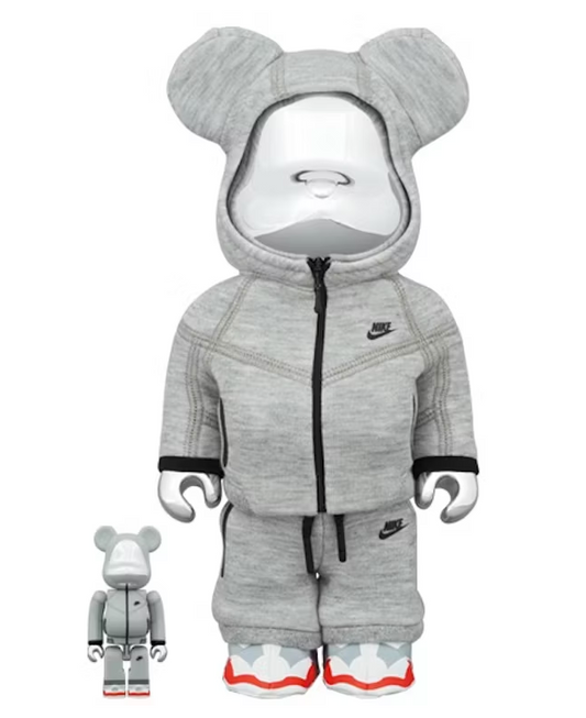 Bearbrick x Nike Tech Fleece N98 100% & 400% Set