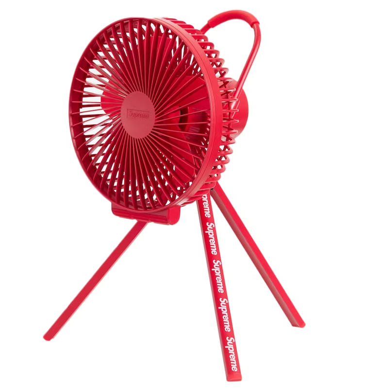 Supreme Cargo Container Electric Fan Red