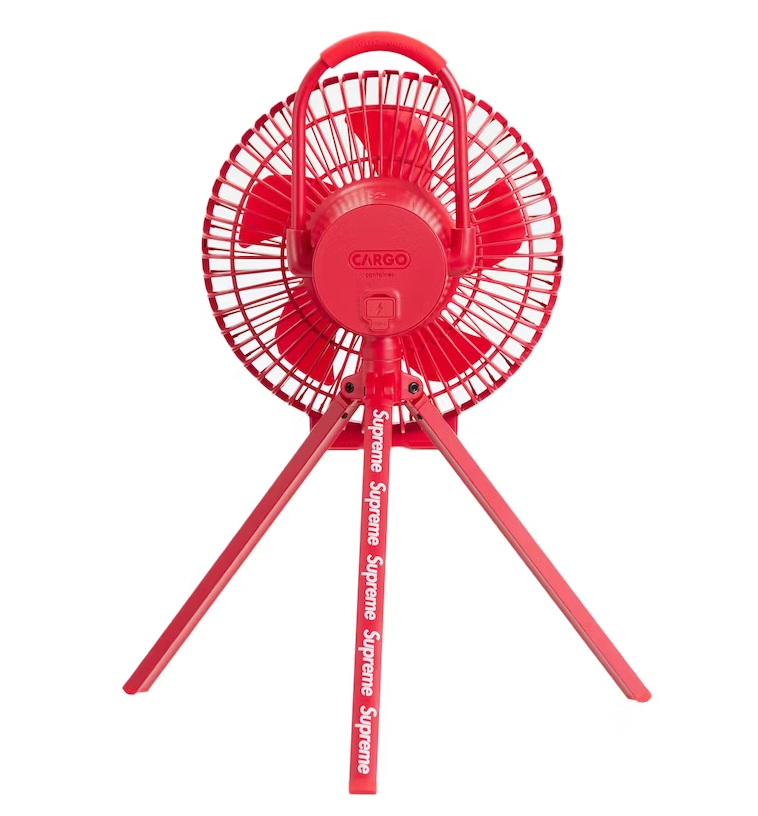 Supreme Cargo Container Electric Fan Red