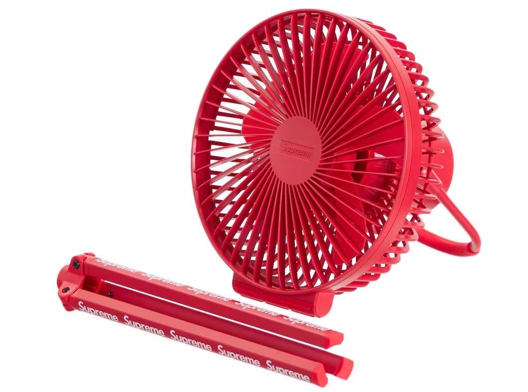Supreme Cargo Container Electric Fan Red