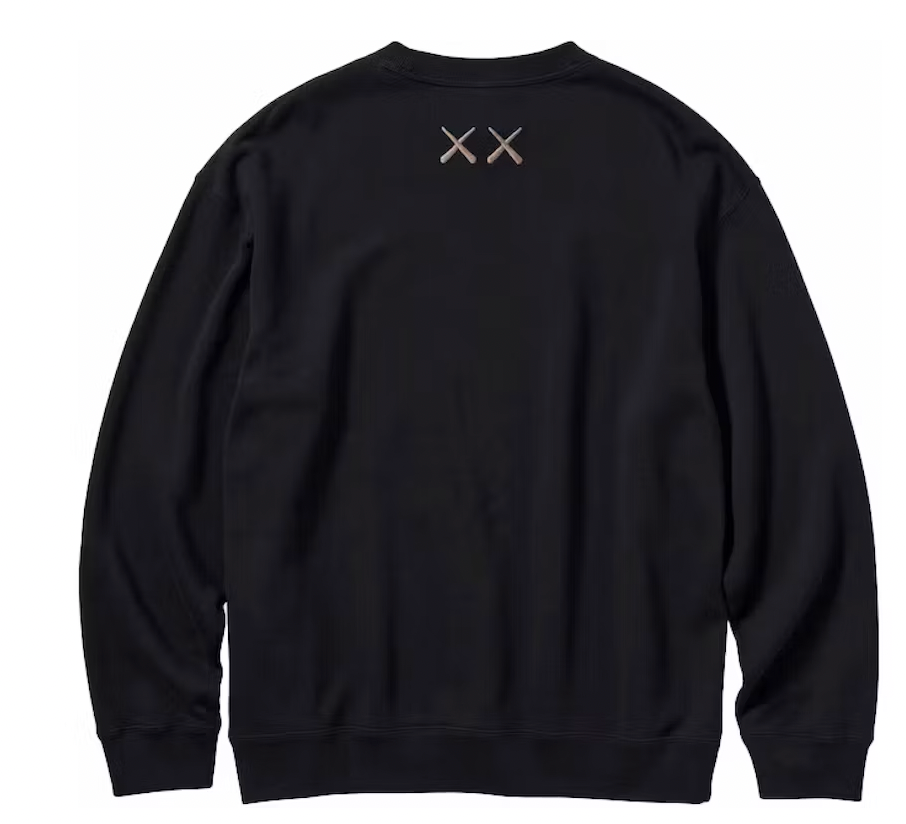 KAWS x Uniqlo Longsleeve Sweatshirt Black (US Sizing)