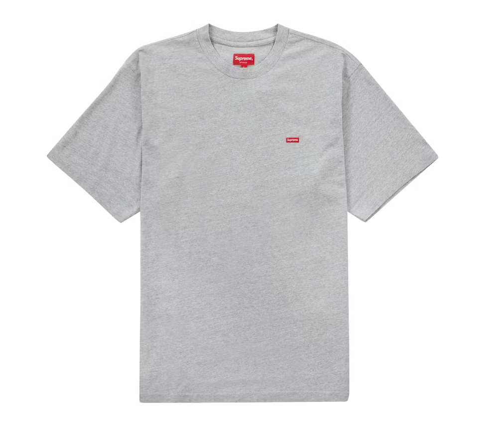Supreme Small Box Tee Heather Grey