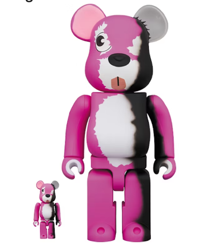 Bearbrick Breaking Bad Pink Bear 100% y 400% Set