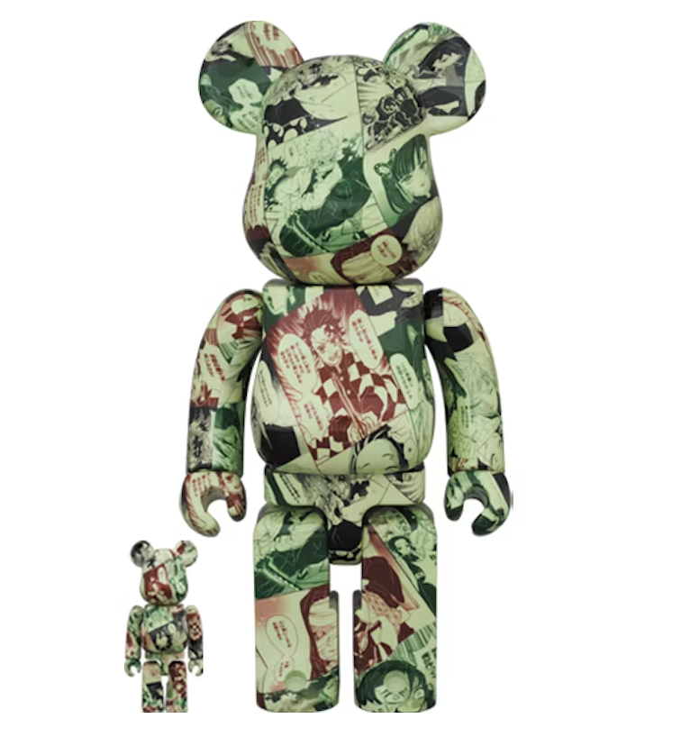 Bearbrick Kimetsu no Yaiba 100% & 400% Set