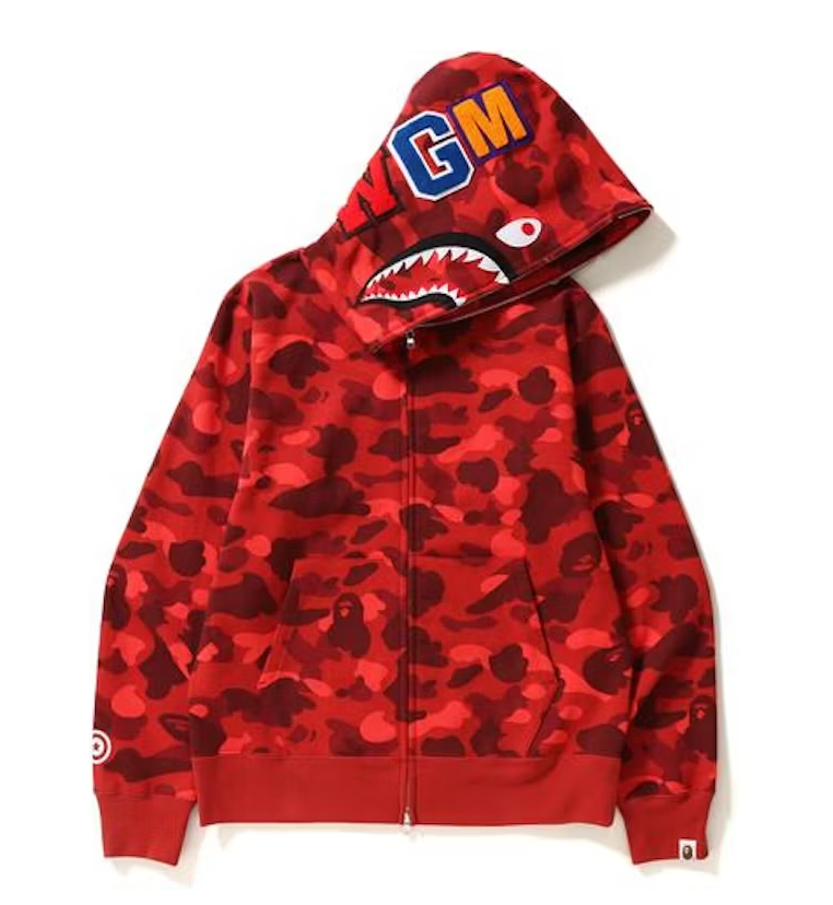 Bape shark face hoodie sale