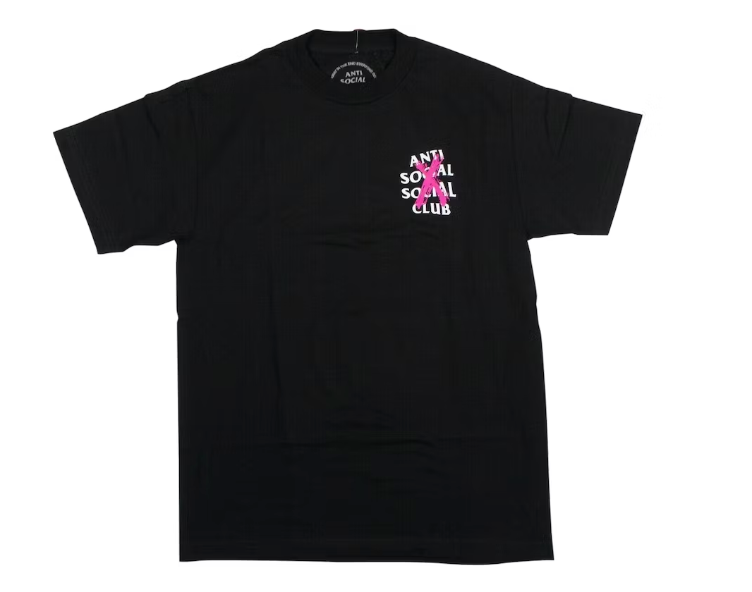 Anti Social Social Club Cancelled T shirt Black DROP SHOP