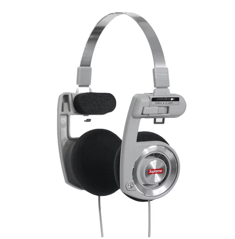 Supreme Koss PortaPro Headphones Silver – DROP-SHOP