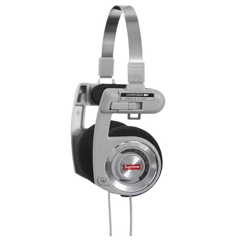 Supreme Koss PortaPro Headphones Silver – DROP-SHOP