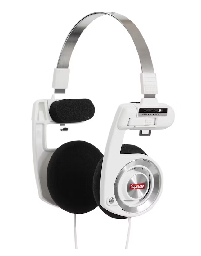Supreme Koss PortaPro Headphones White – DROP-SHOP