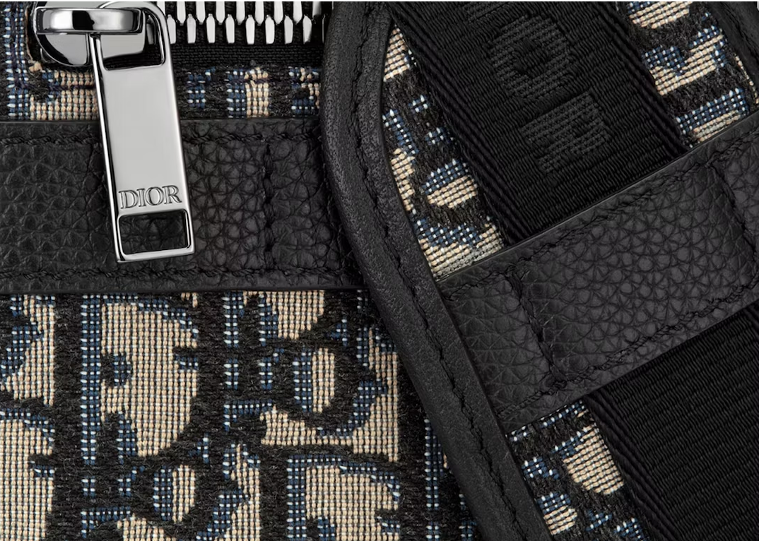 Dior Safari Messenger Bag Dior Oblique Jacquard Beige/Black