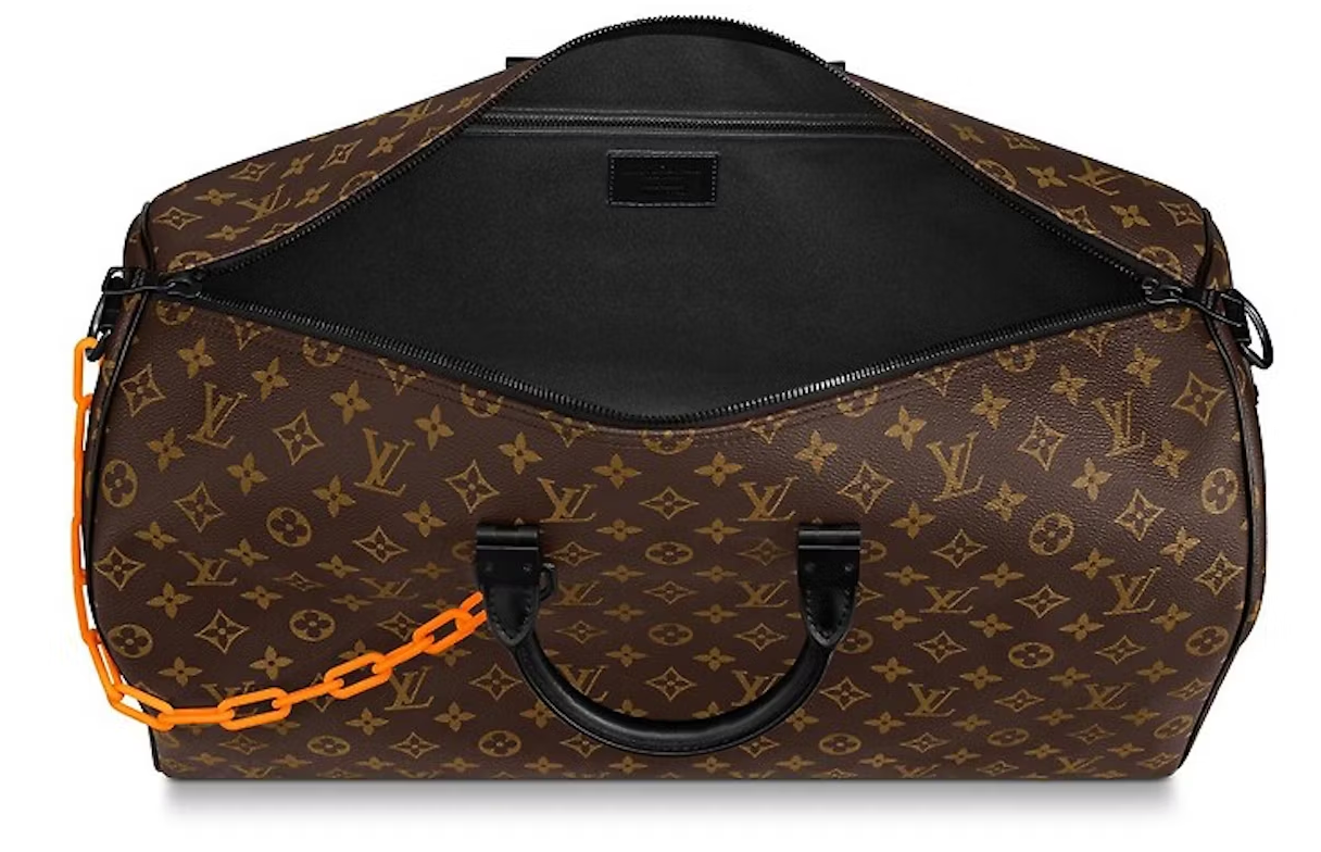Louis Vuitton Keepall Bandouliere Black-tone 50 Brown