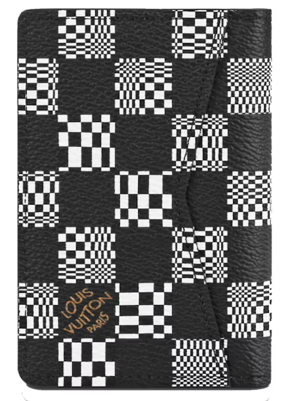 Louis Vuitton Pocket Organizer Black/White