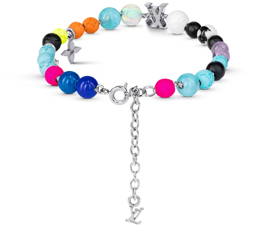 Louis Vuitton LV Beads Bracelet Pink Multicolor