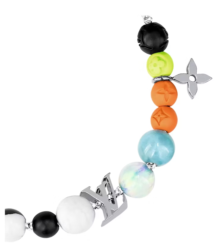 Louis Vuitton LV Beads Bracelet Pink Multicolor