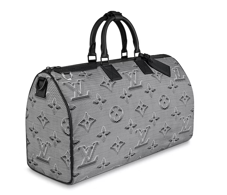 LV Reversible Keepall Bandouliere Monogram 3D 50 Rainbow/Grey/Black