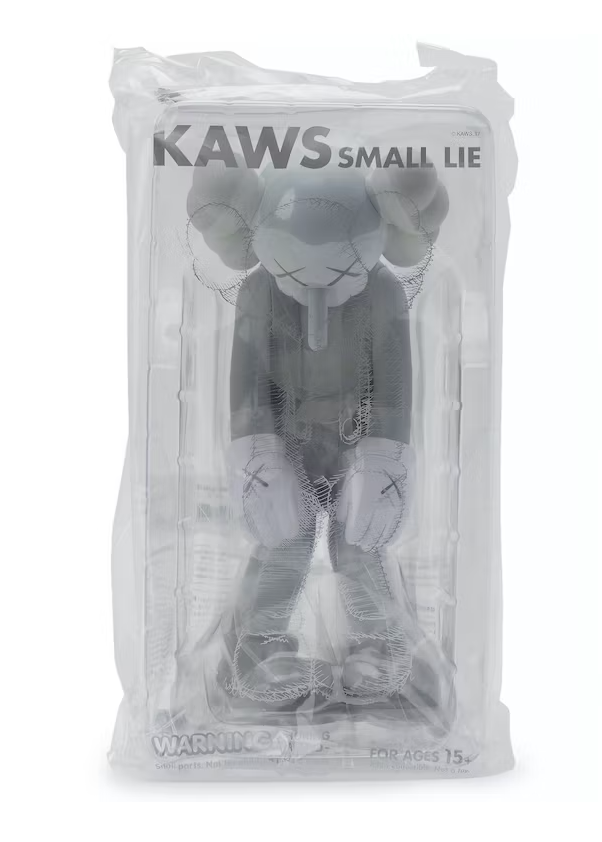 KAWS Small Lie Companion Vinyl Figure Grey
