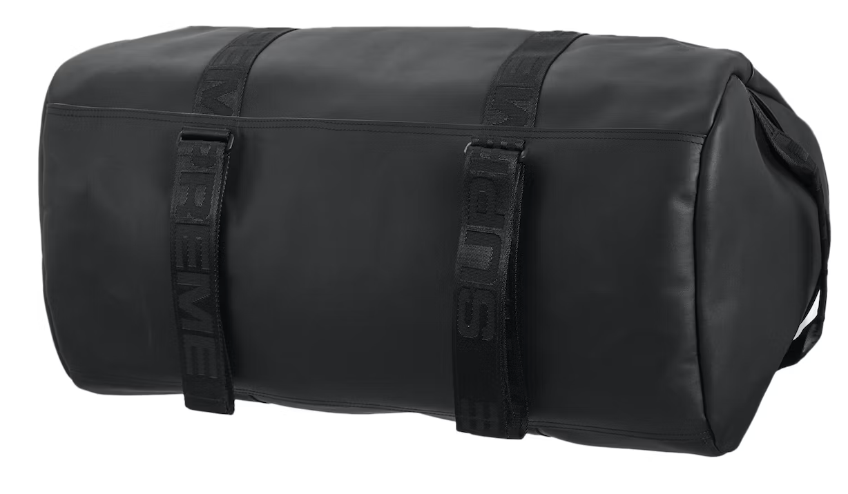 Supreme Leather Duffle Bag Black