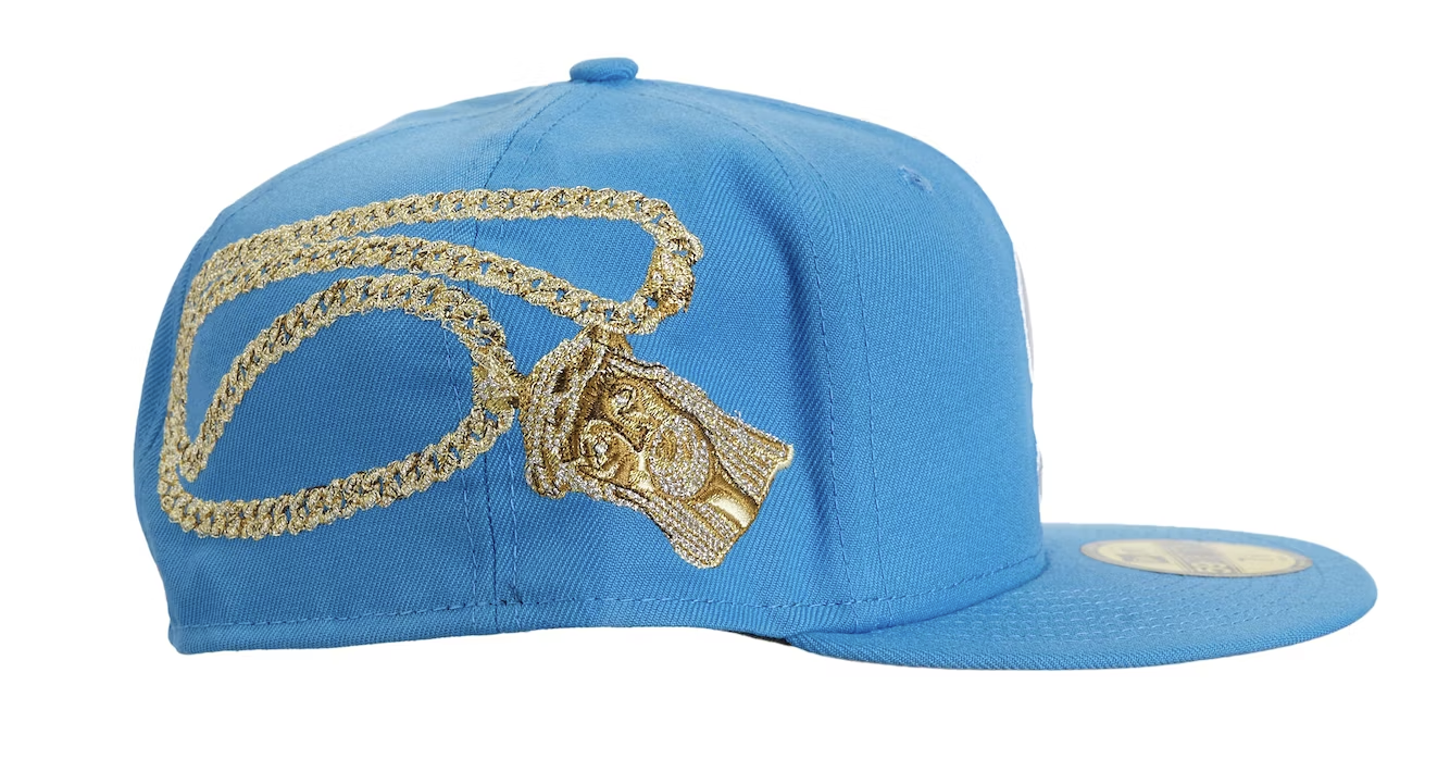 Supreme Jesus Piece S Logo New Era 59Fifty Hat Blue